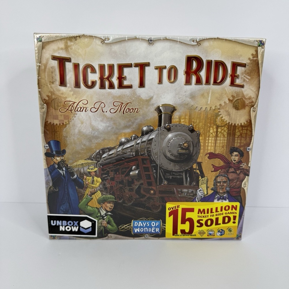 Ticket To Ride by Alan R. Moon Days of Wonder Board Game 2021 Brand New Sealed